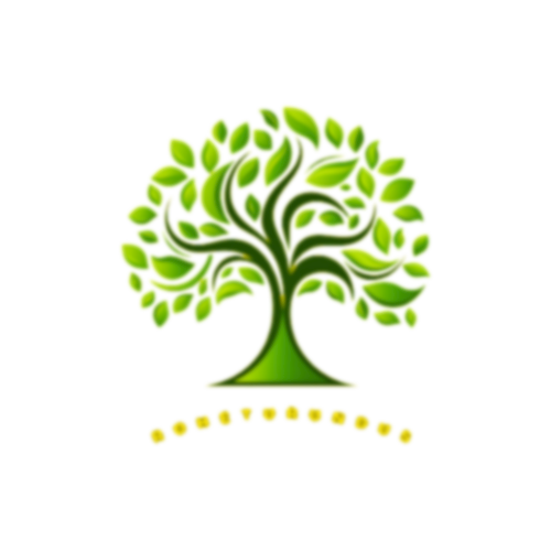 rohelise puu logo mustal taustal, mis viitab rohelisele turunduslikule lähenemisele. Internetiturunduse veebileht.