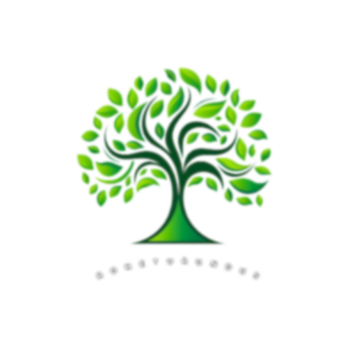 rohelise puu logo mustal taustal roheturundus, sotsiaalmeedia haldus